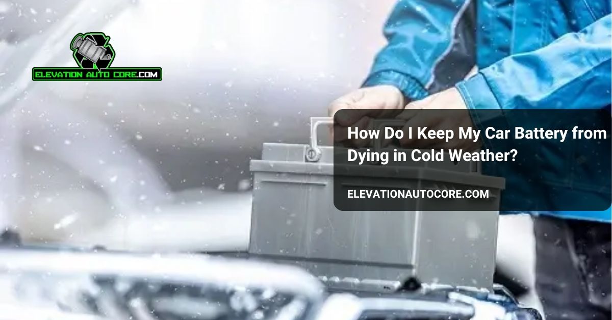 how do i keep my car battery from dying in cold weather