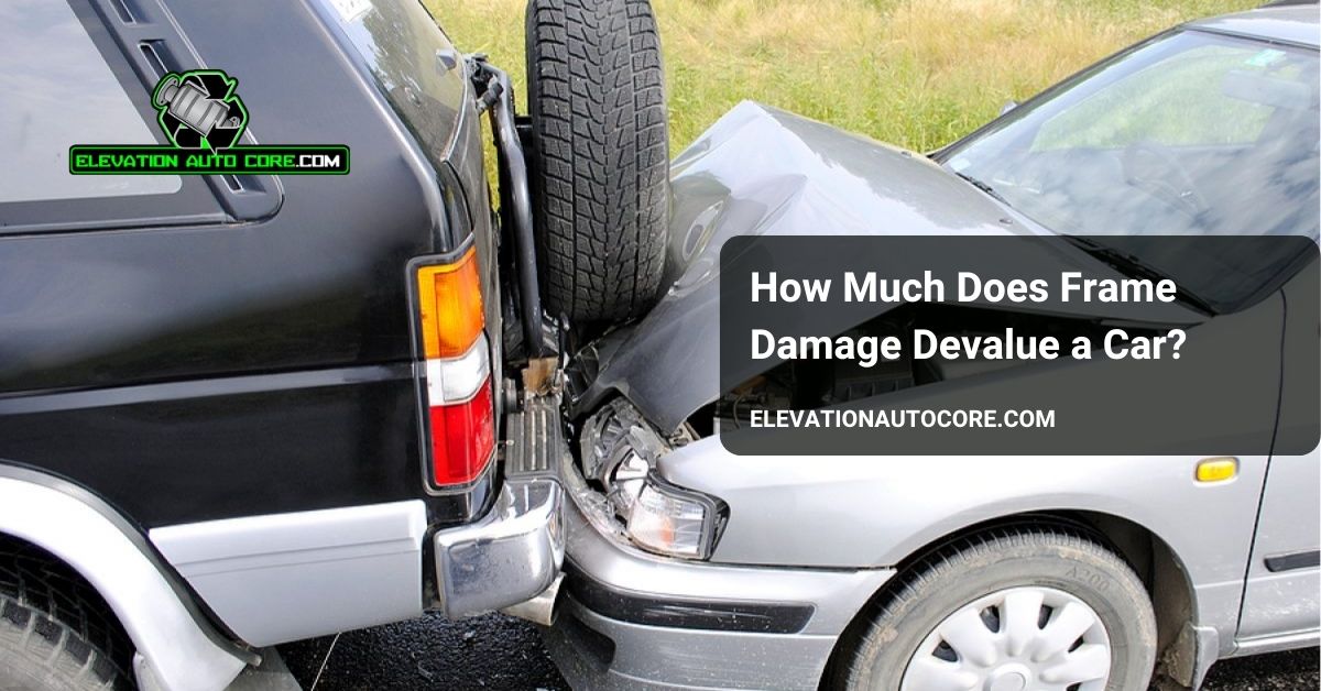 how much does frame damage devalue a car