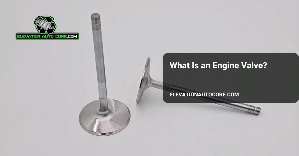 what is an engine valve